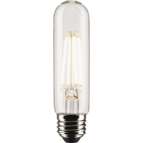Satco 60W Equivalent T10 Medium Base 2700K Clear LED Bulb (2-Pack) S21865