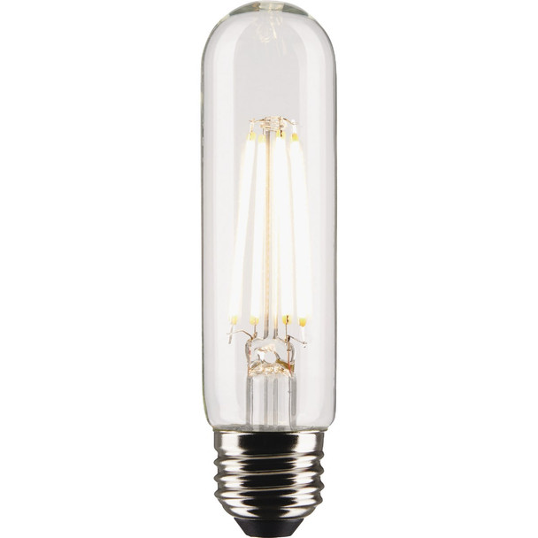 Satco 60W Equivalent T10 Medium Base 2700K Clear LED Bulb (2-Pack) S21865