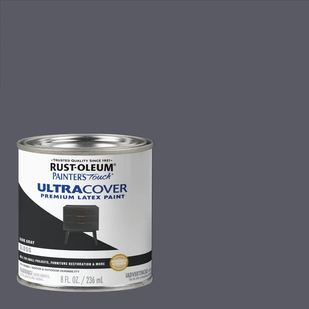 Painter's Touch Drk Gray Latex Paint 1986730
