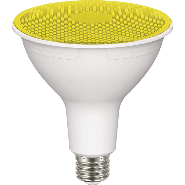 Satco 100W Equivalent PAR38 Medium Base Yellow LED Light Bulb S29484