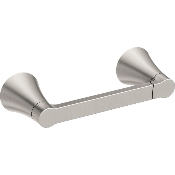 Moen Mikah Wall Mount Pivoting Paper Holder, Spot Resist Brushed Nickel Y0708BN