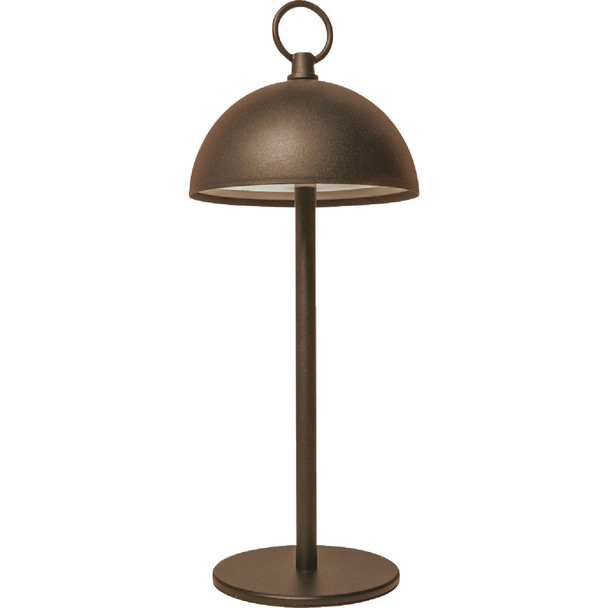 Westek Amerelle Branson Brown Rechargeable Indoor/Outdoor LED Lamp BL-16BRAN-RU