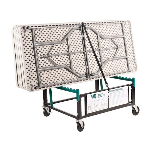 Table Dolly, 1,000 lb Load Capacity, 48 in L, 28 in W, 31 in H