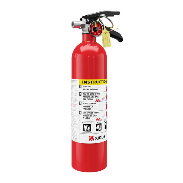 Kidde Pro Line 2.5 lb ABC Fire Extinguisher w/ Metal Vehicle Bracket