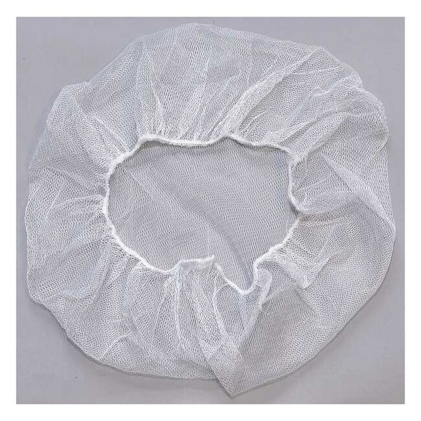 Action Chemical Hairnet, Nylon, 18 in Dia., White, S, 1000 PK H18W
