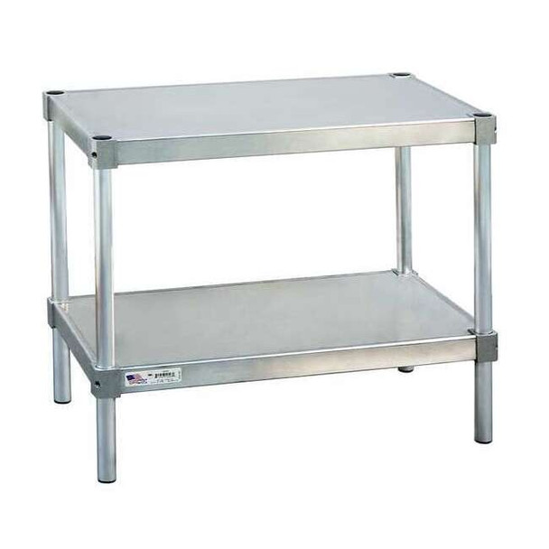New Age Industrial Fixed Work Table,Aluminum,24" W,15" D 21524ES24P