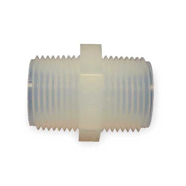 Parker PFA, Straight, 1/2 in NPT, 1/2 in NPT PN-8-P