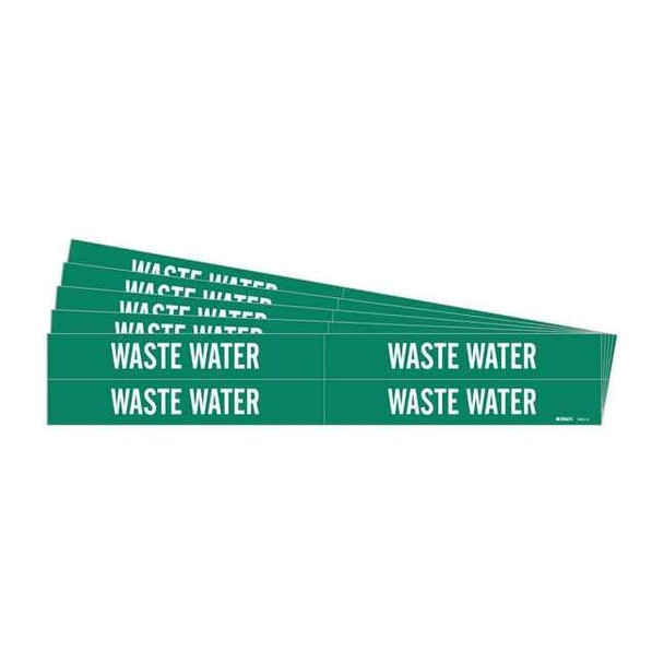 Brady Pipe Marker,PK5, 7301-4-PK 7301-4-PK