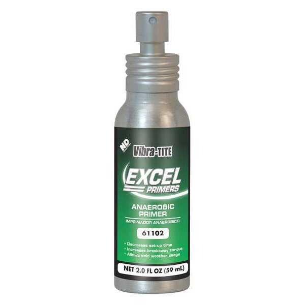 Vibra-Tite Primer, Excel 611 Series, Light Green, 8 fl oz, Bottle 61102