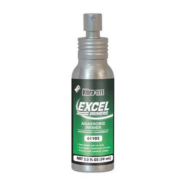 Vibra-Tite Primer, Excel 611 Series, Light Green, 8 fl oz, Bottle 61102
