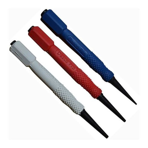 Dasco Pro Nail Set, 5" L, Red, White & Blue, 3 Pcs 76