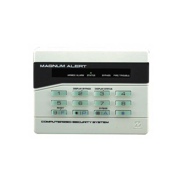 Napco Intrusion System Keypads,5-7/8" W,LED RP1054E