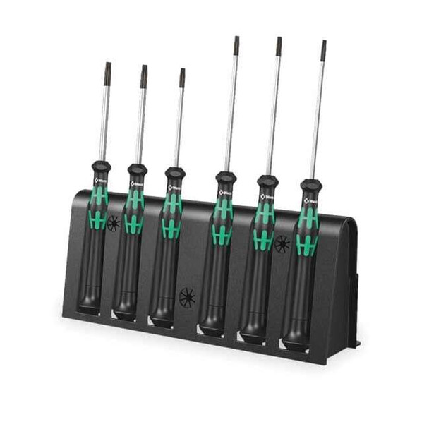 Wera TORX BO Bit 6-1/5", Drive Size: 3mm, 4mm , Num. of pieces:6 05118154001
