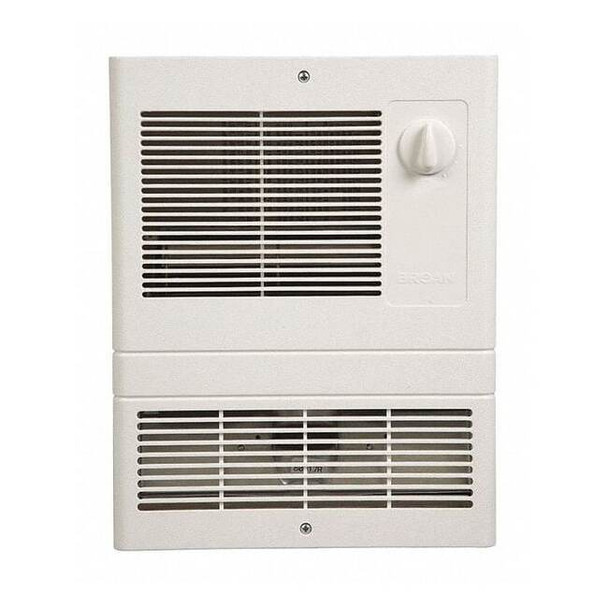 Broan-Nutone Electric Wall Heater, 1550 W, 120/240VAC, White 9815WH