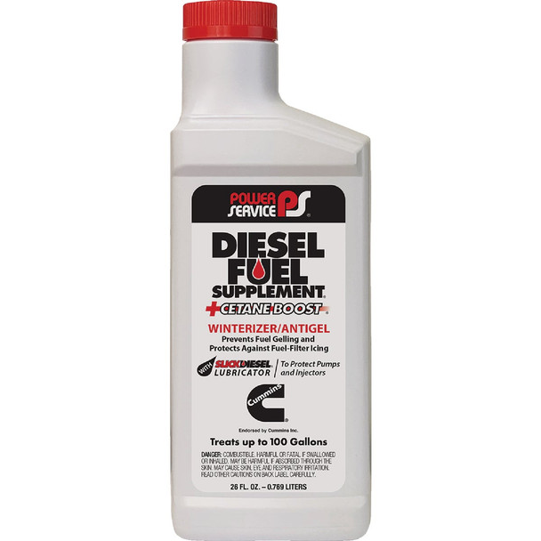 Power Service 26 Oz. Diesel Fuel Supplement Anti-Gel 1026-12