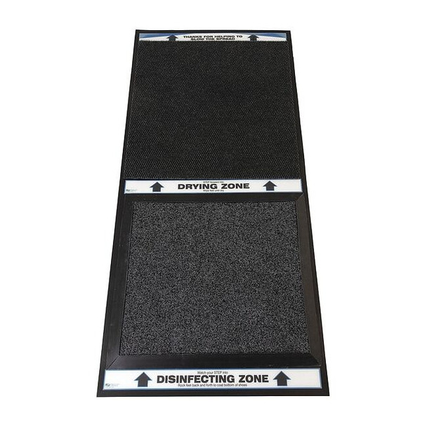 Notrax Replacement Mat for Drying Zone, Vinyl, 2 Ft W x 2 Ft L 355SC024BL