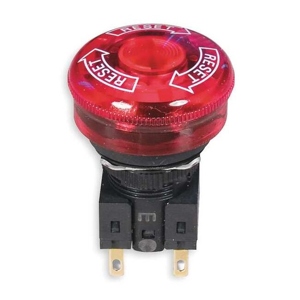 Omron Emergency Stop Push Button, 16 mm, 2NC, Red A165E-LS-24D-02