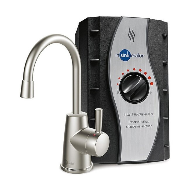 In-Sink-Erator Hot Water Dispenser, 0.67gal, 81/4 in Faucet H-250SN-SS