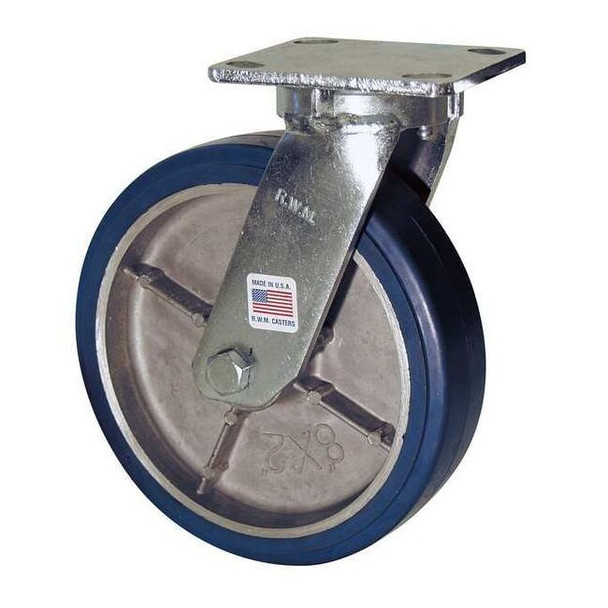 Rwm Kingpinless Swivel Plate Caster,400 lb 47-SWB-0420-S