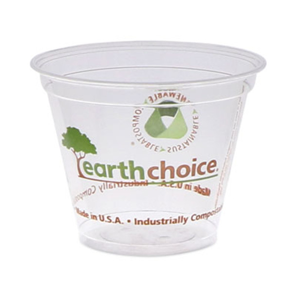 Pactiv Evergreen CUP,9OZ,EARTH CHOICE,CLR YPLA9CEC
