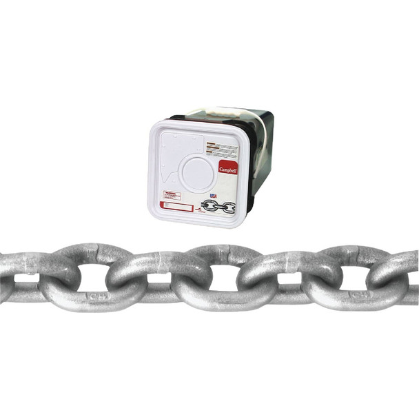 Campbell 3/8 In. 40 Ft. Bright Carbon Steel Coil Chain 0184616