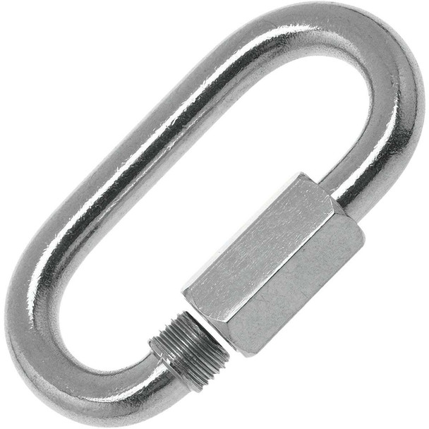 Campbell 1/4 In. Polished Cast Stainless Steel Quick Link T7630536