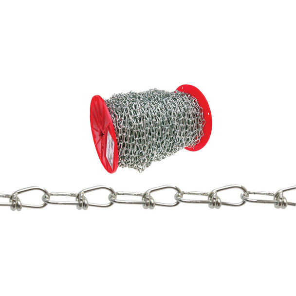Campbell #3 200 Ft. Zinc-Plated Low-Carbon Steel Coil Chain T0723227N