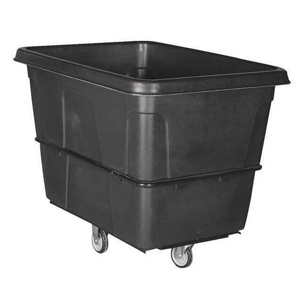 Manufacturer Varies Cube Truck,9/16 cu. yd.,1000lb Cap,Black 36FK96