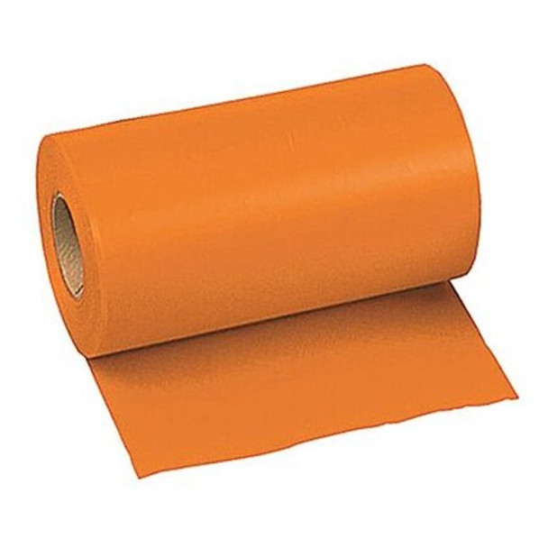 Flagging Tape, Orange, 6 in Wide x 300 ft Length, Vinyl, 2.5 mil