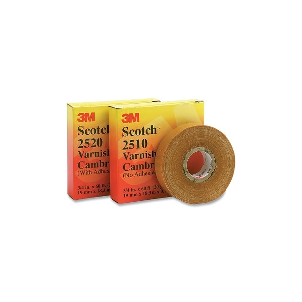 Varnished Cambric Tape 2510, 3/4 in x 60 ft, Yellow