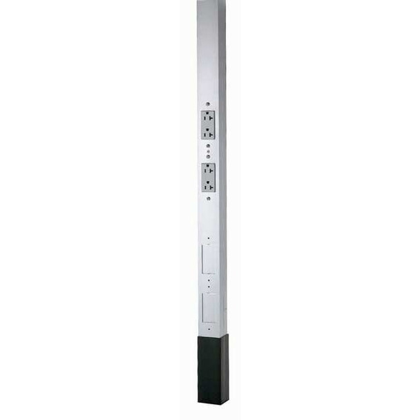 Hubbell Wiring Device-Kellems Service Pole,Silver,12 ft. 2" L,2.13" W HBLPP12AAL Hubbell Wiring Device-Kellems Service Pole,Silver,12 ft. 2" L,2.13" W HBLPP12AAL