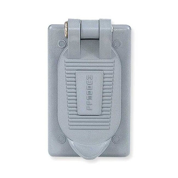 1 Gang -Gang Vertical Weatherproof Cover, ,Thermoplastic