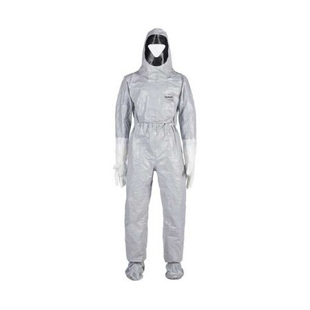 Dupont Hooded Coverall,M,Gray,Tychem(R) 6000 TF611TGYMD000110