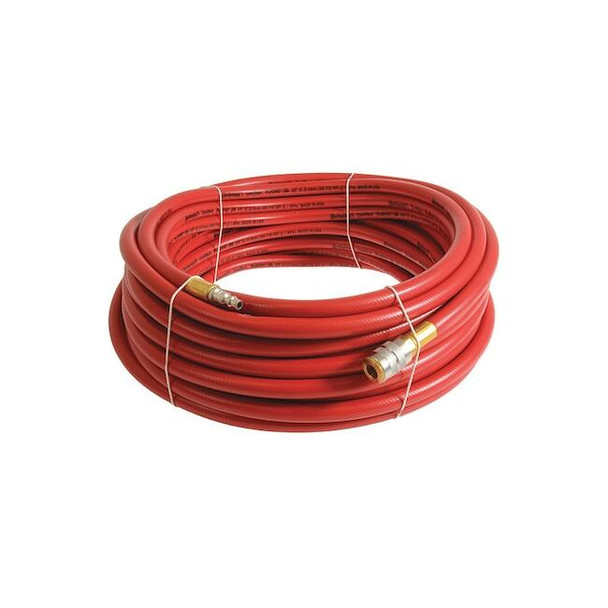 1/4" x 100 ft PVC Coupled Multipurpose Air Hose 300 psi RD