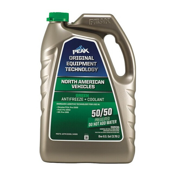 Peak Antifreeze Coolant,1 gal. Sz,Green NACB53-01-GR