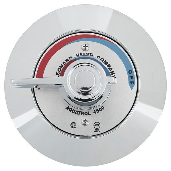 Leonard Valve Shower Valve,1/2 in Outlet,1/2 in Inlet 4500-VP