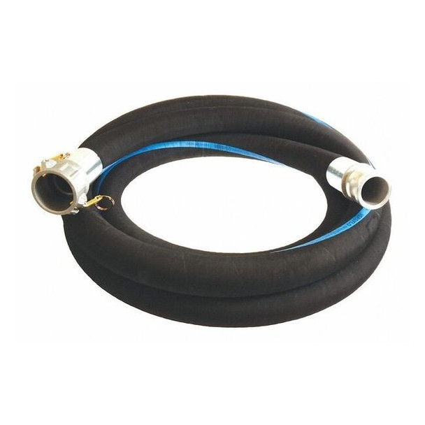 Continental Water Hose,3" ID x 25 ft.,Black RSG300-25CE-G