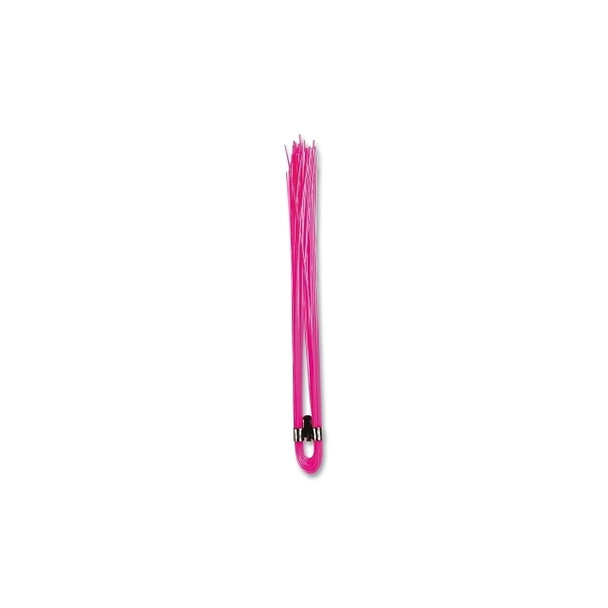 Marking Whisker, 6 in Height, Plastic, Pink Glo