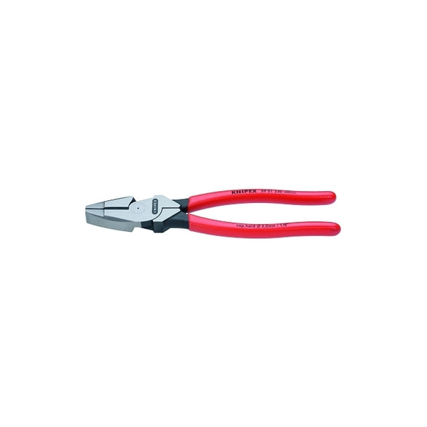 New England Linesman Pliers, 9 1/2 in Length, Plastic Coated Handle