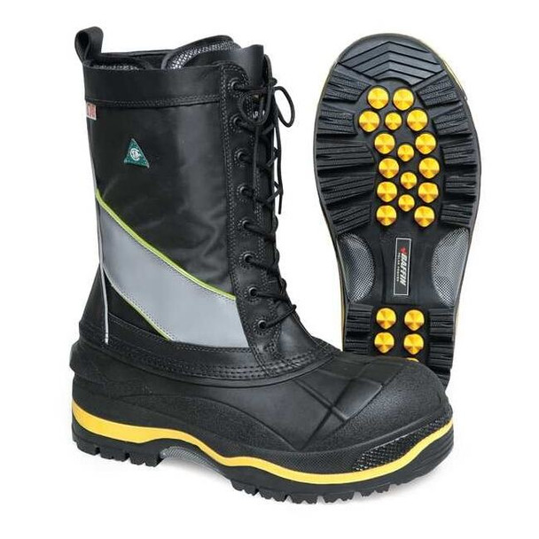 Baffin Winter Boots, Mens, 10, Lace, Steel, PR POLA-MP01-BK2