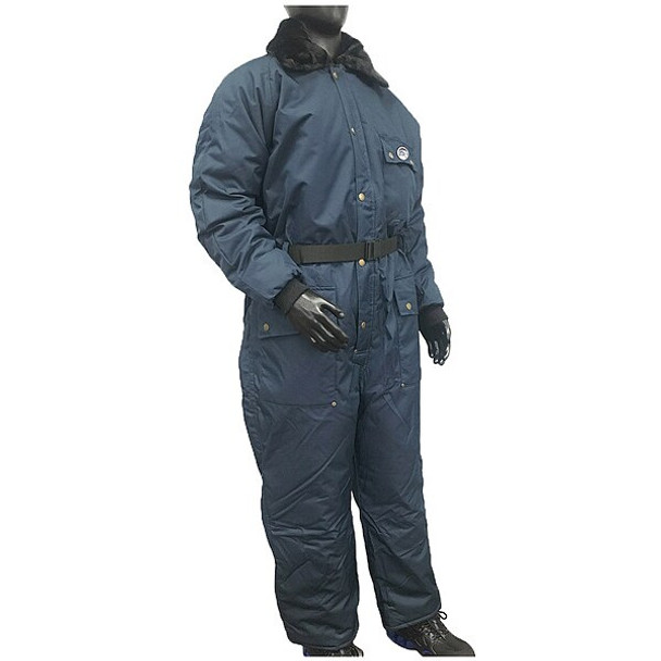 22013 Coverall, Nylon, 840 den Fabric Weight, 32 1/2 in Inseam, Navy, 4XL