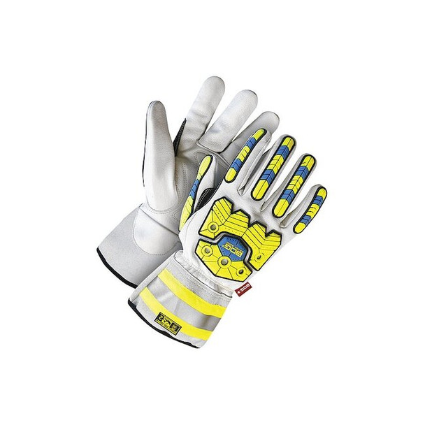 Bdg Cut-Resistant Leather Gloves, Cut Level A5 ,3XL 1 PR 20-9-10698-X3L