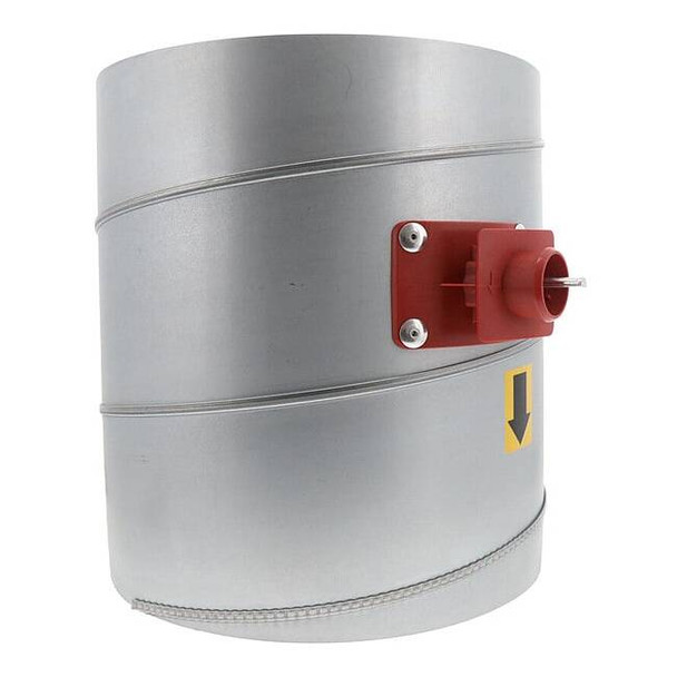 Honeywell Home Bypass Damper,Gr/Rd/Steel,12 in. Dia. CPRD12