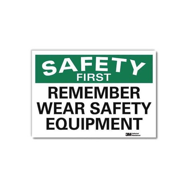 Lyle Safety Decal,Reflective Vinyl,7inHx10inW, U7-1230-RD_10X7 U7-1230-RD_10X7