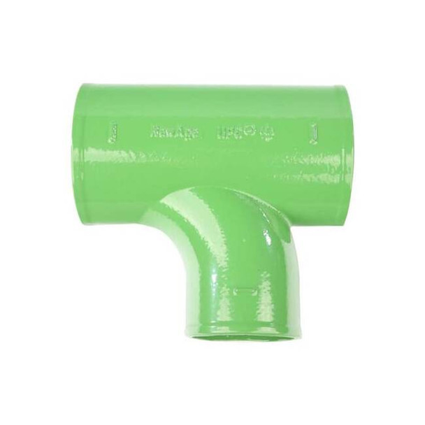 Sanitary Tee Sanitary Tee, 2" x 4" Pipe, Female Socket, Cast Iron, 0 psi
