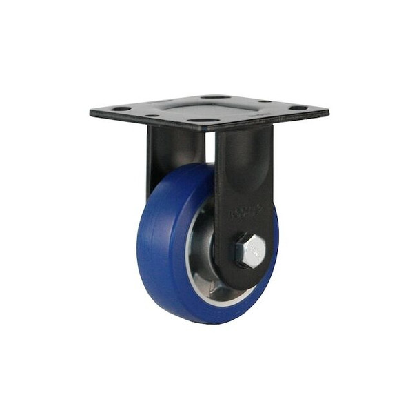 Foot Master Plate Caster,Rigid,Polyurethane,136mm H PME-100-ARF-MUD