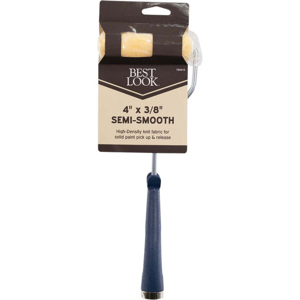 Best Look 4 In. x 3/8 In. Polyester Knit Mini Roller With Frame