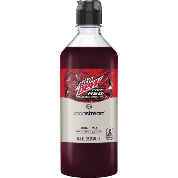 SodaStream 14.9 Oz. MTN Dew Code Red Drink Mix 1925636010