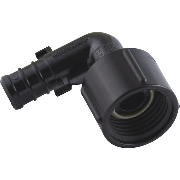 SharkBite PEX-B 1/2 In. x 1/2 In. Poly Alloy Barb Swivel Elbow Adapter (5-Pack)