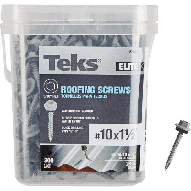 Teks 300ct 10x1-1/2 Elt Screw 21453